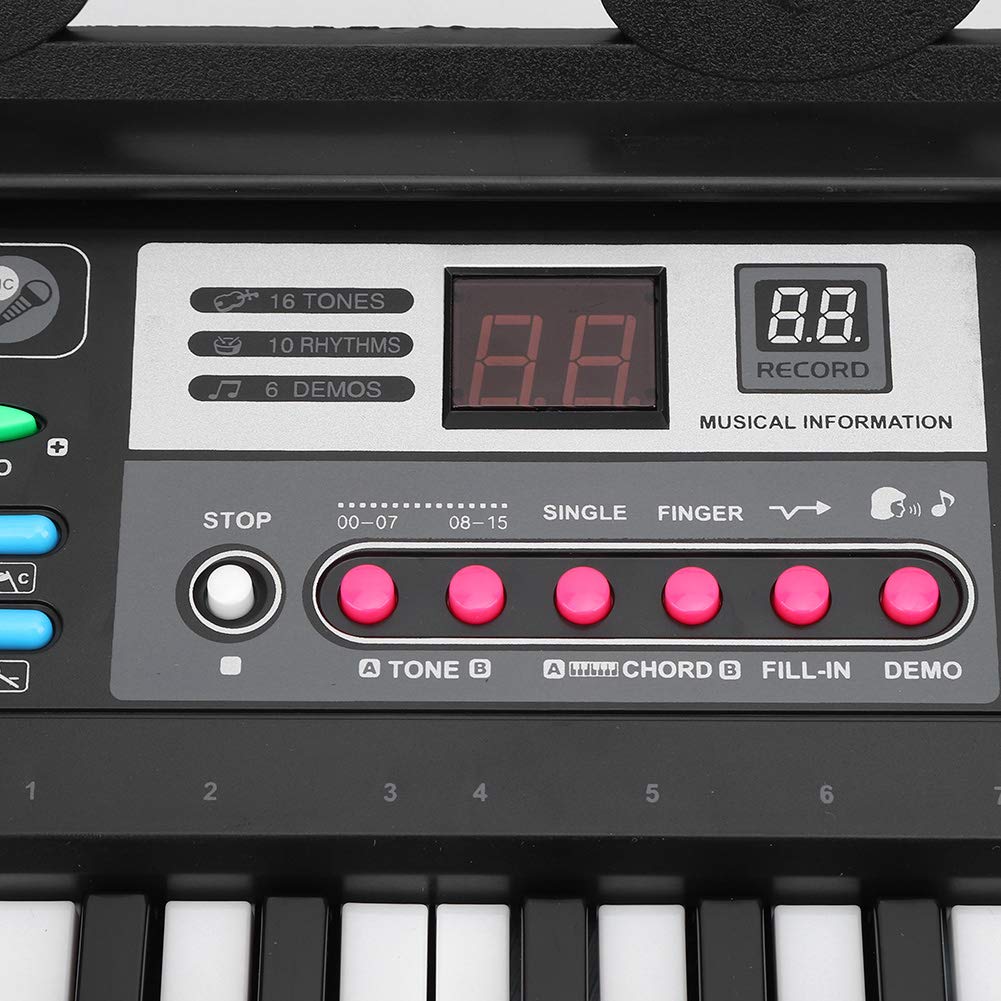 Amazon.co.jp: 電子キーボード 61ピアノキー スピーカーマイク
