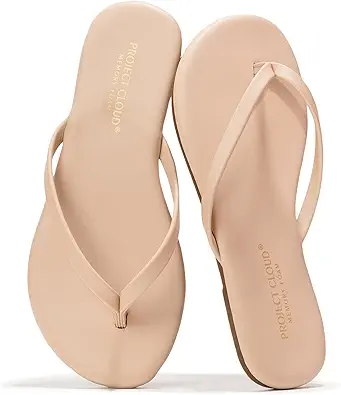 Project Cloud Kids Sandals For Girls Footwear with Memory Foam Insole Kids Flip Flops - Lightweight & Slip Resistant Girls Sandals Summer Beach Essentials (Little Foundations)