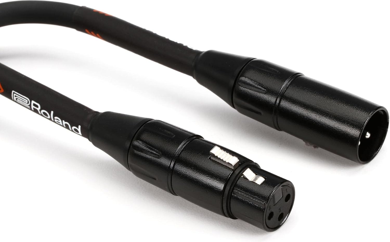 Roland Black Series Heavy-Duty XLR Microphone Cable, 5-Feet (Pack of 2)