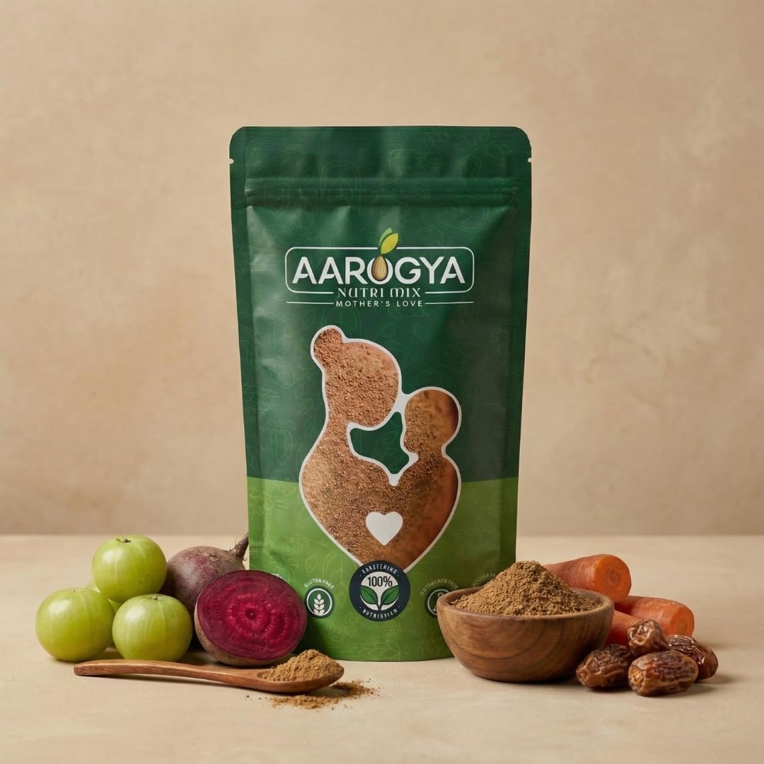 ABCD Powder | Amla Beetroot Carrot Dry Dates Powder| Rich in Vitamins & Nutrients | Health Drink Mix (Pack of 1) 150 gram — Amazon image 2