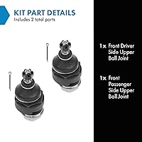 Vista 332 de TRQ, junta de rótula inferior delantera para el lado del conductor y del acompañante
