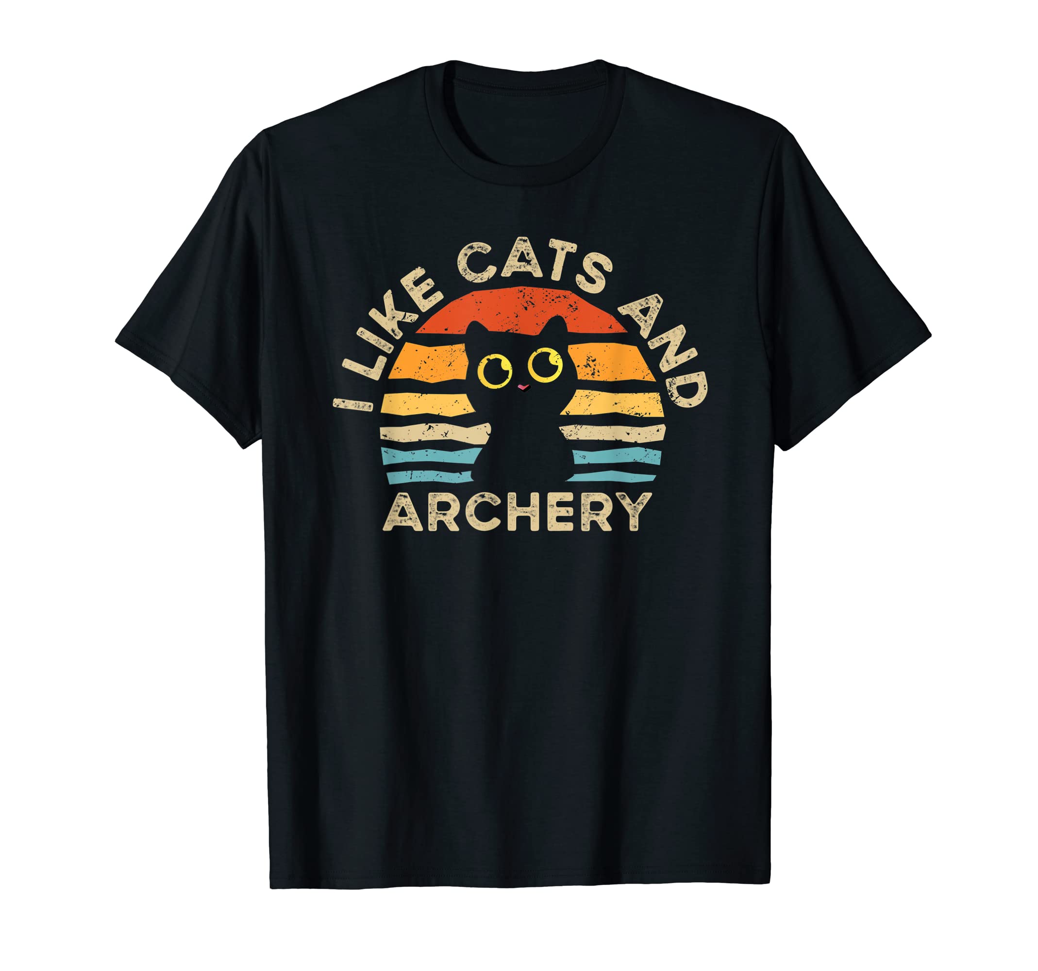 I Like Cats And Archery T-Shirt