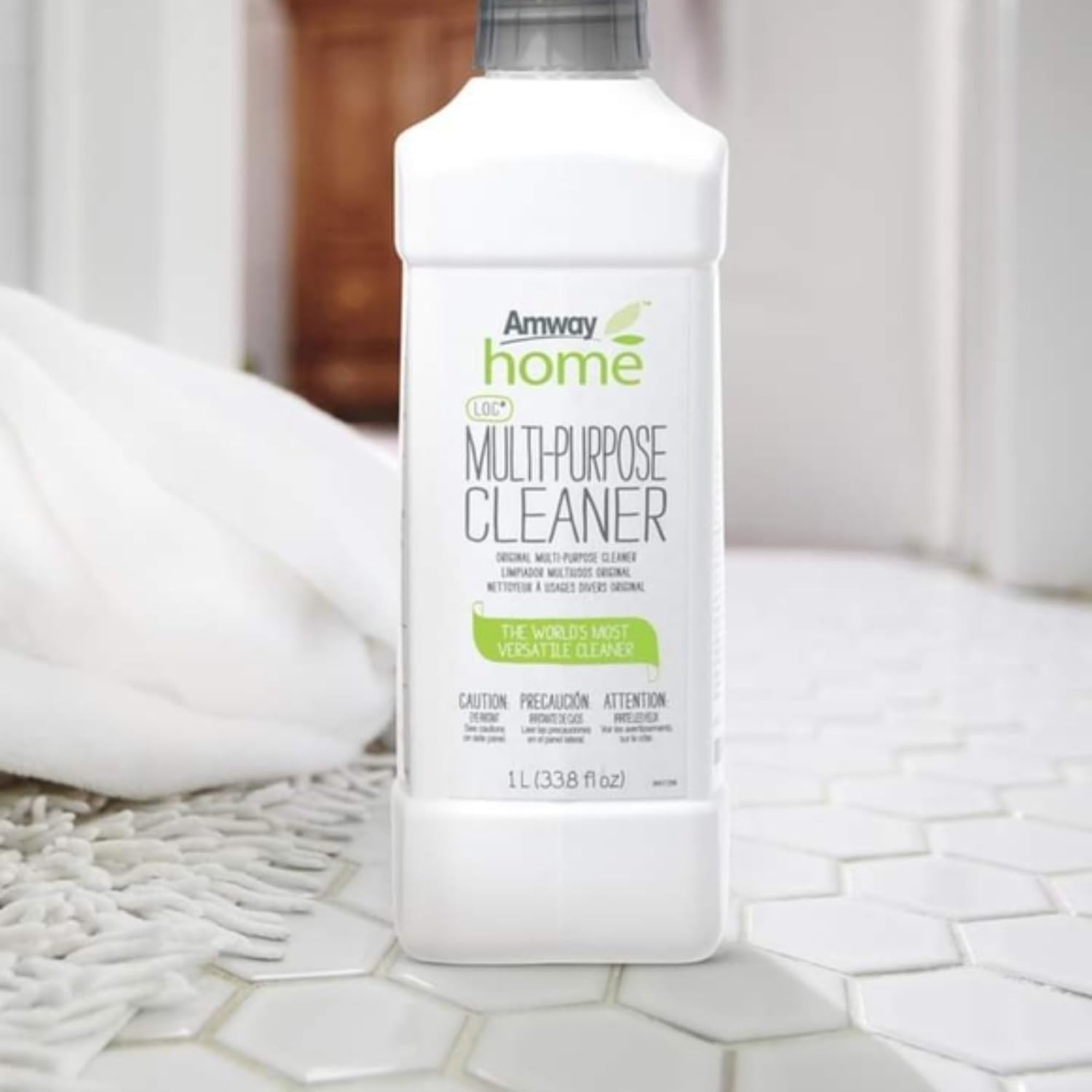 Biodegradable Concentrated LOC Multipurpose Cleaner Kosher Certified for All Washable Items/Surfaces/Hands 1 L(33.8 fl. oz. Pack of 2) Replace 16.9 Oz Spray Bottle Up to 20 Times,FINAL SALE w/o RETURN