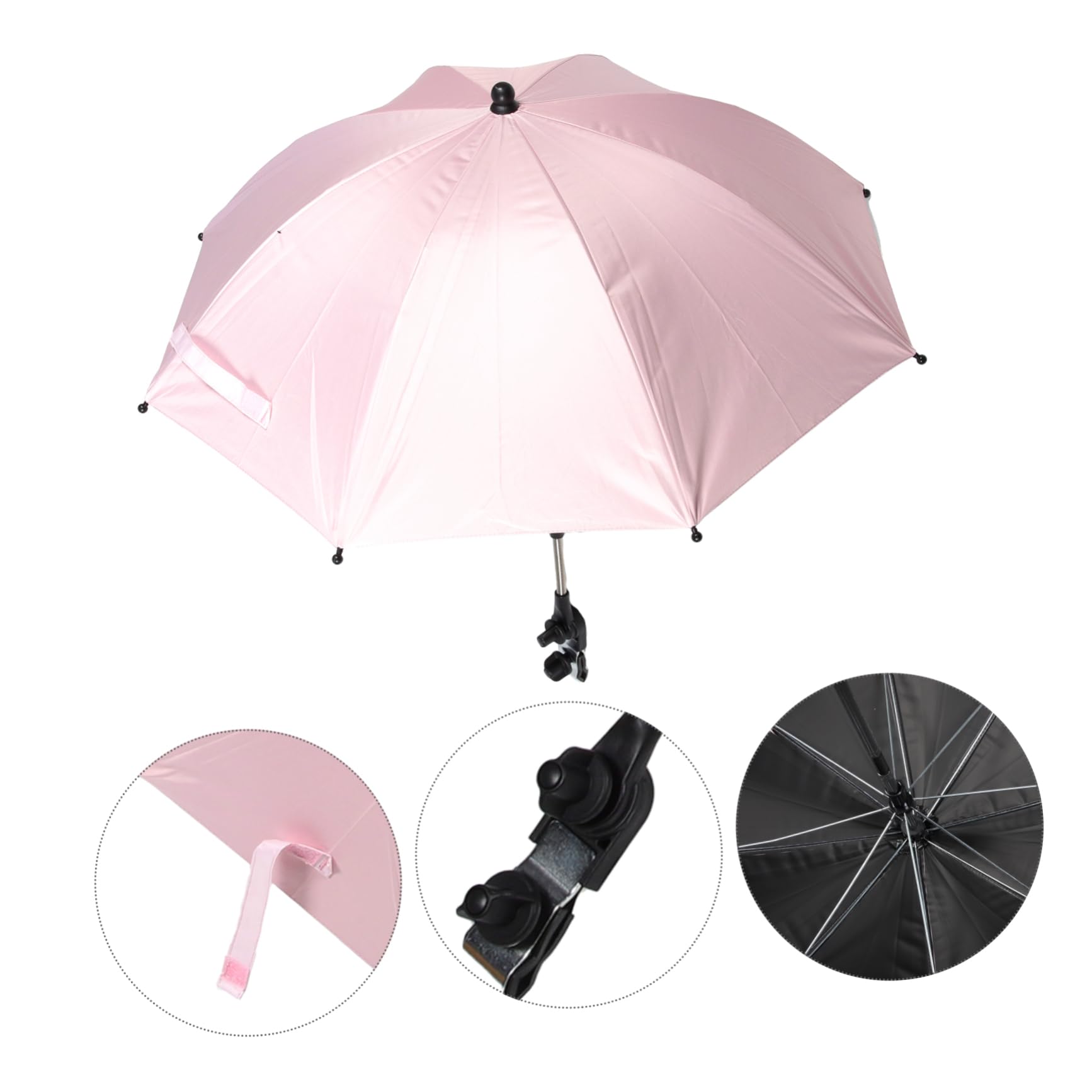 SWOOMEY Baby Pushchair Parasol Stroller Sunshade Umbrella Uv Blocking for Beach Travel Shopping