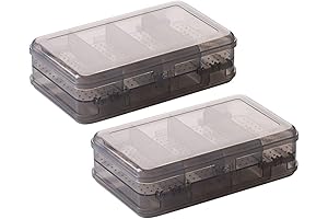Premium 10-Grid Double Layer Plastic Jewelry Storage Box