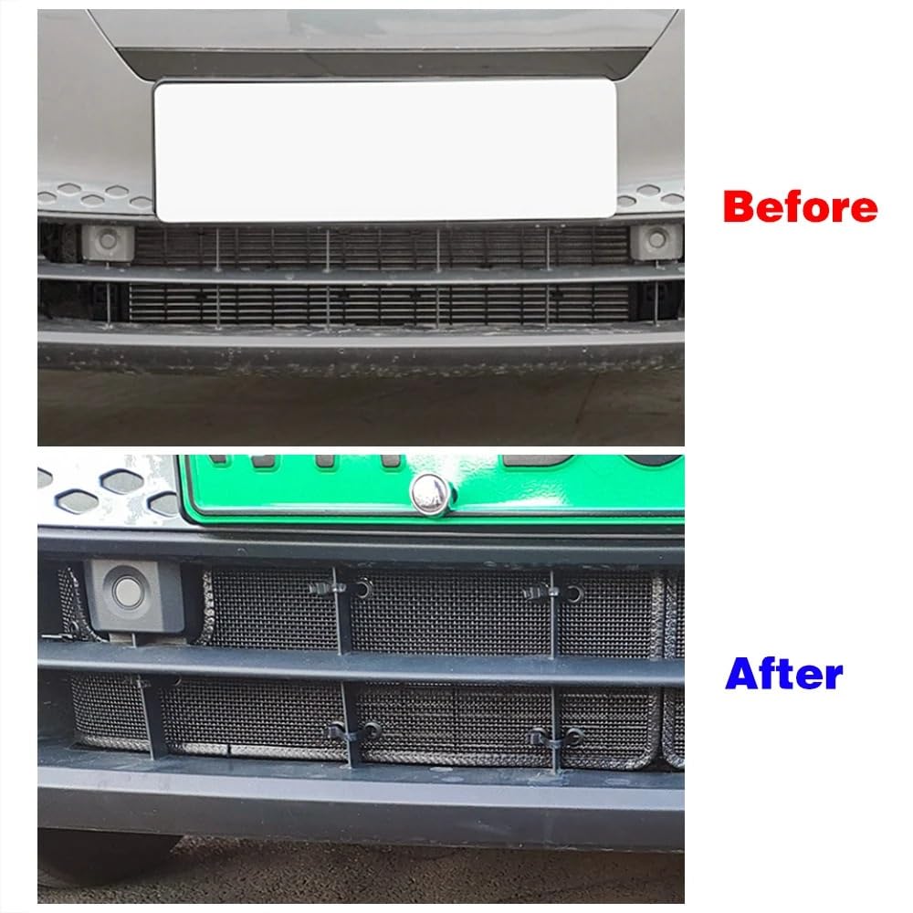 Dla VW, dla PRID.3 2021 2023, przednie grille siatka na owady