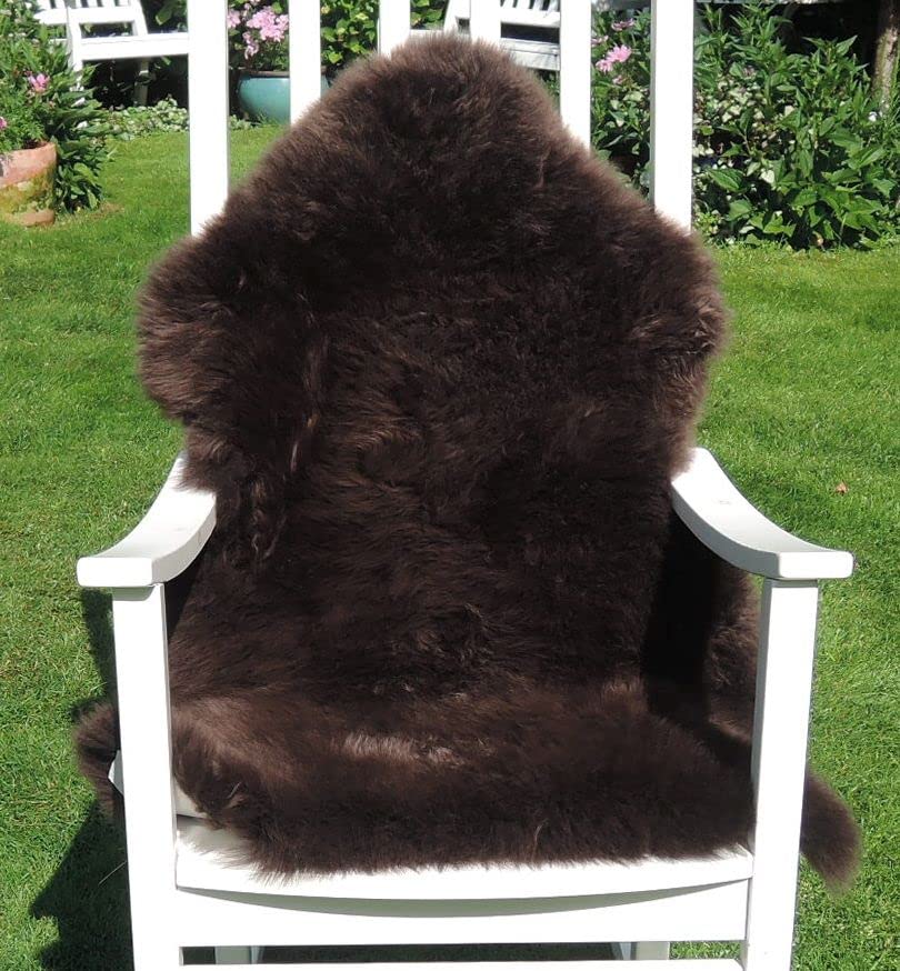Premium Lammfell Schaffell von LANABEST. Echtes Fell mit ganz zarter Wolle. Kuschelfell, geruchsarm,...
