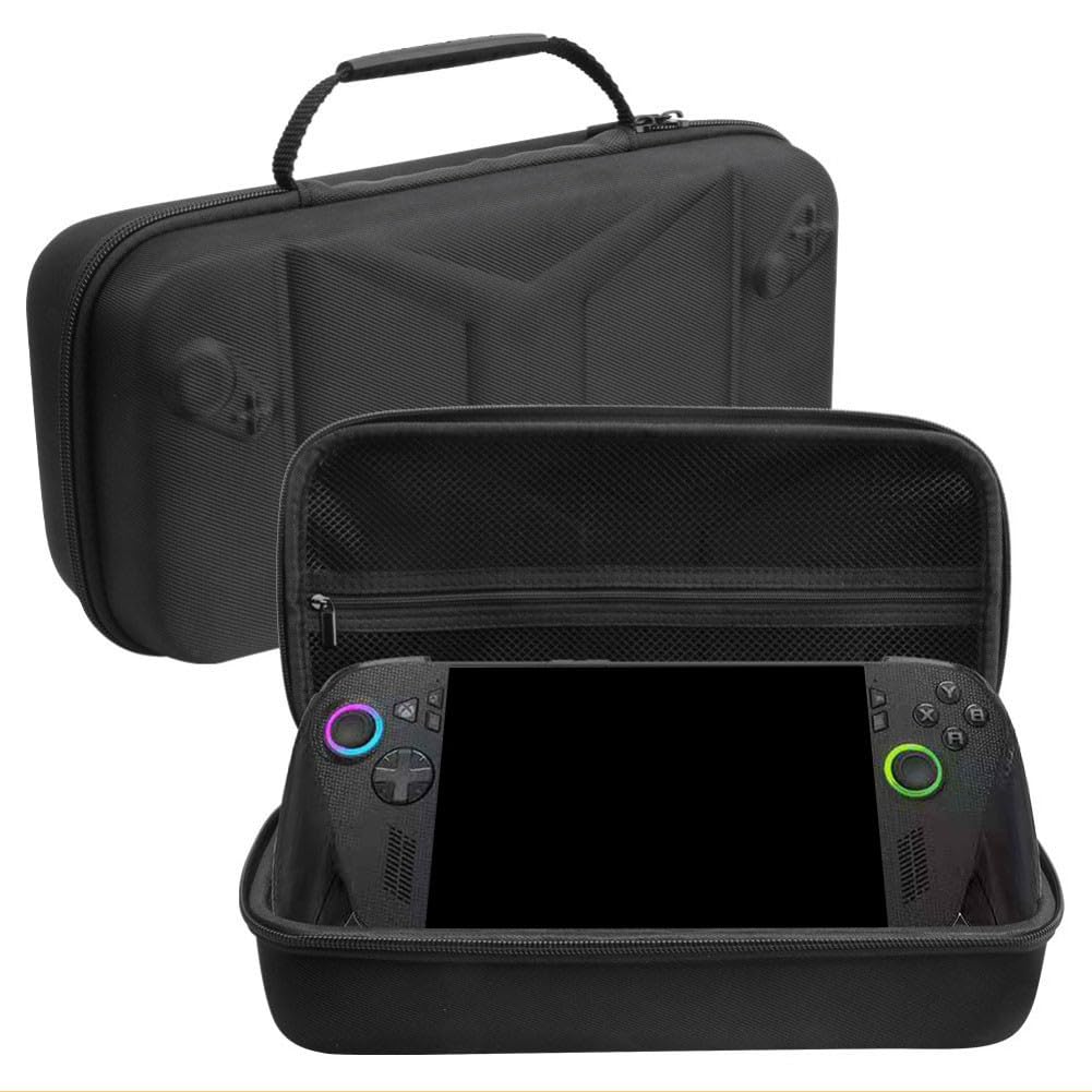 Custodia rigida in EVA per ROG e Xbox da 7 pollici, scatola da viaggio con protezione antiurto per console e accessori, nero