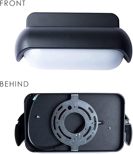 Miniatura 6 de Moderno aplique de pared para exteriores para porche, impermeable, lámpara de patio, lámpara LED de pared de aluminio, 13 W, 3000 K, lámpara de