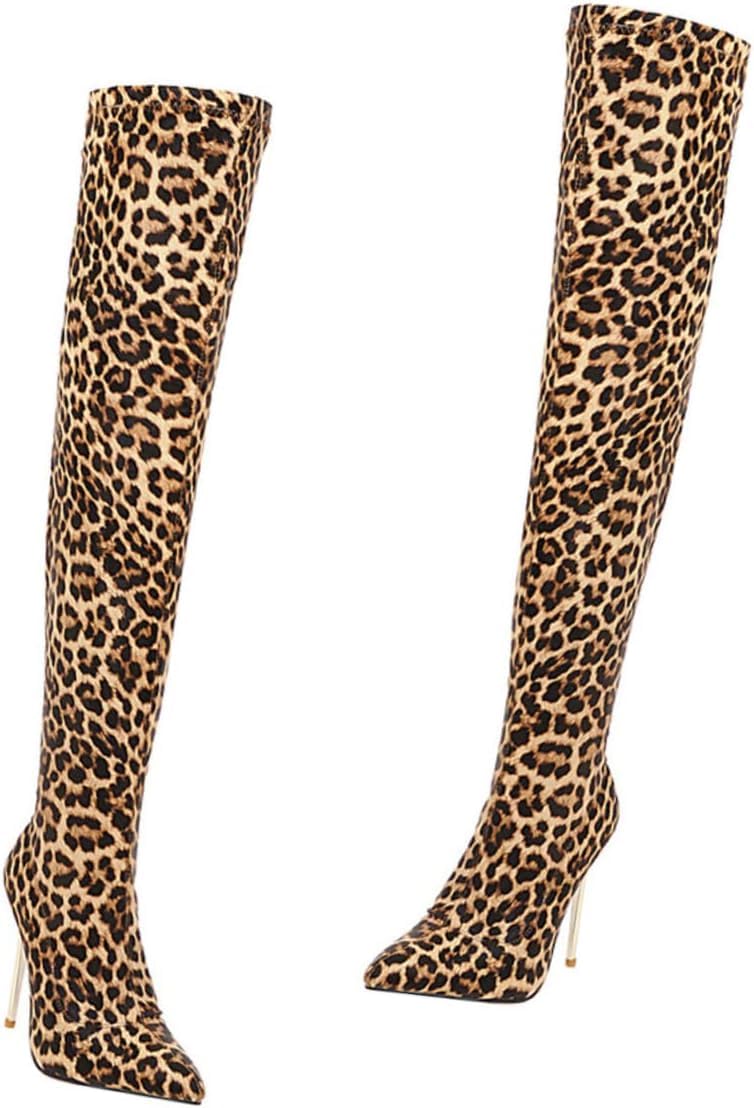 Cuissardes à talons hauts pour femmes et bottes longues à plateforme