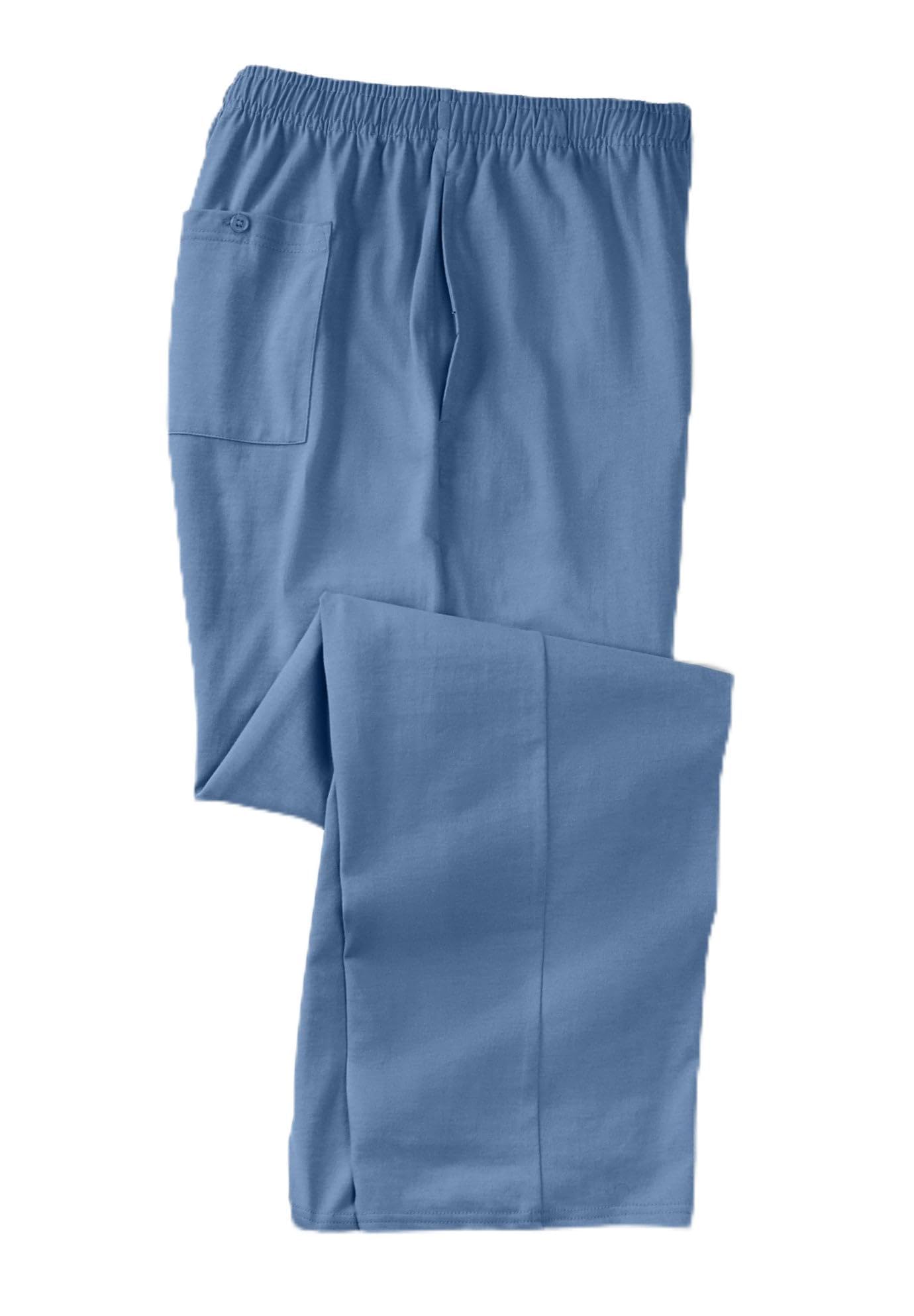 KingSize Men's Big & Tall Lightweight Jersey Open-Bottom Sweatpants