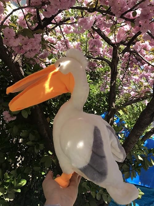 Amazon.co.jp: シミュレーションペリカンぬいぐるみ珍しい鳥動物