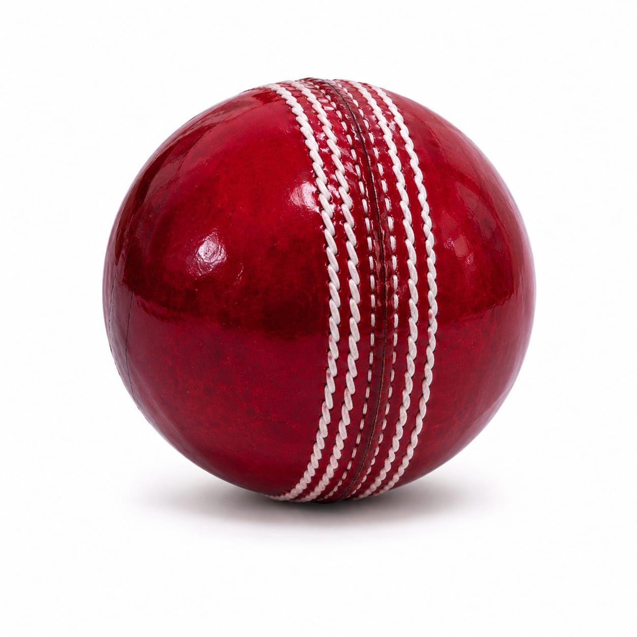 Premium Red Leather Cricket Ball – Hand Stitched Match & Practice Cricket Ball, 4-Piece Leather Construction, Durable Swing & Bounce, Professional Cricket Ball for Club, School & Tournament Play-picture-38