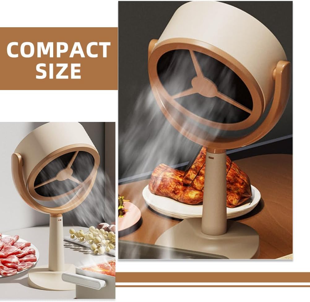 Homoyoyo Small Tabletop Range Hood Cooker Hoods Mini Cooker Hood Mini Extractor Hood Abs Pp