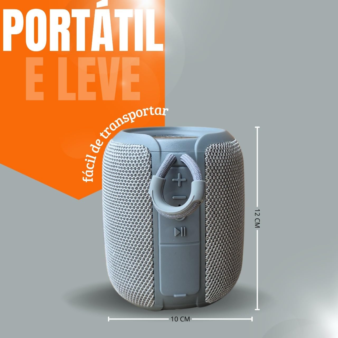 Genérico KA-8673 Speaker with control buttons and carry strap