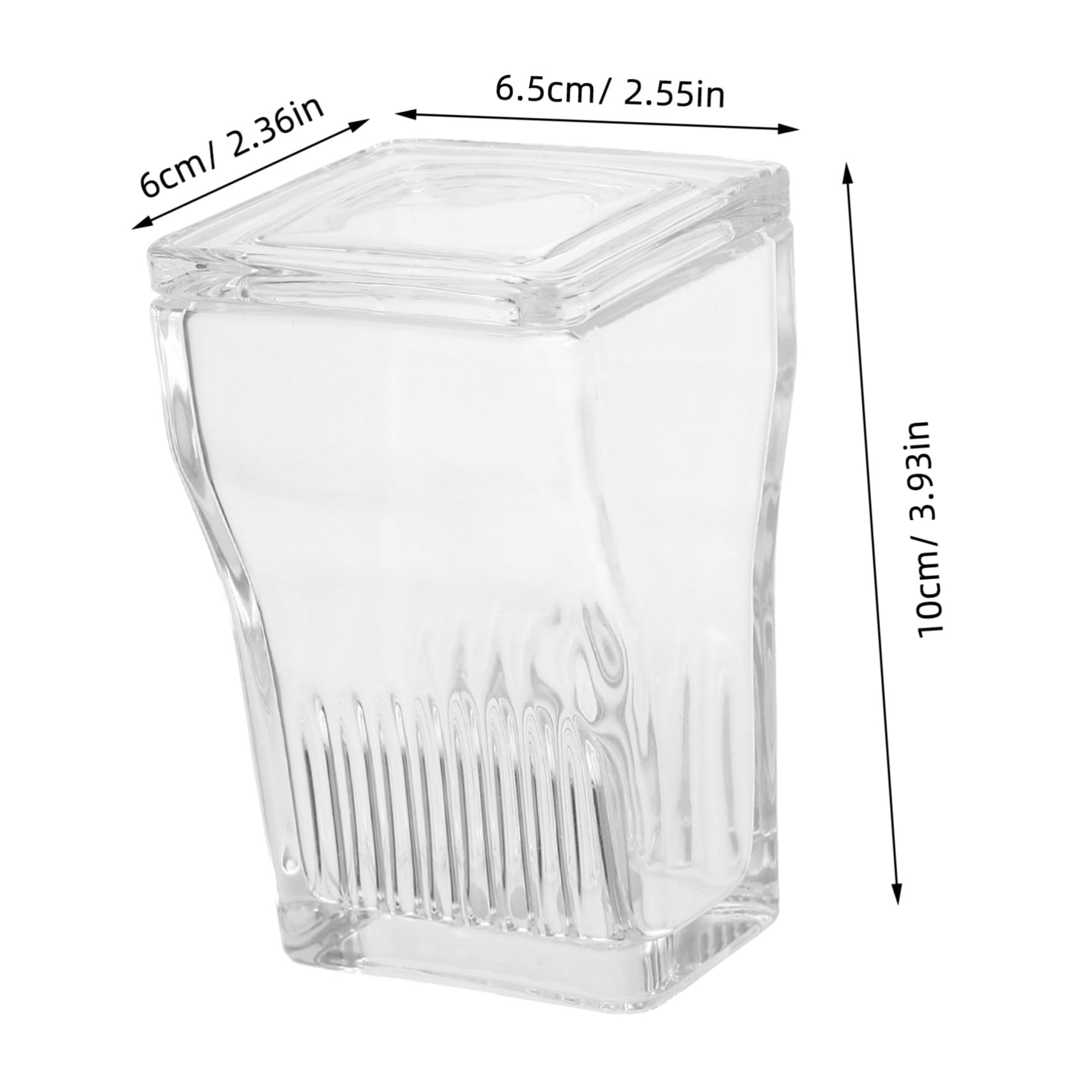 9 Stück Glas Färbegefäß mit Deckel für 9 Objektträger Transparentes Coplin Färbegefäß aus Chemikalienbeständigem Glas für Laboranwendungen