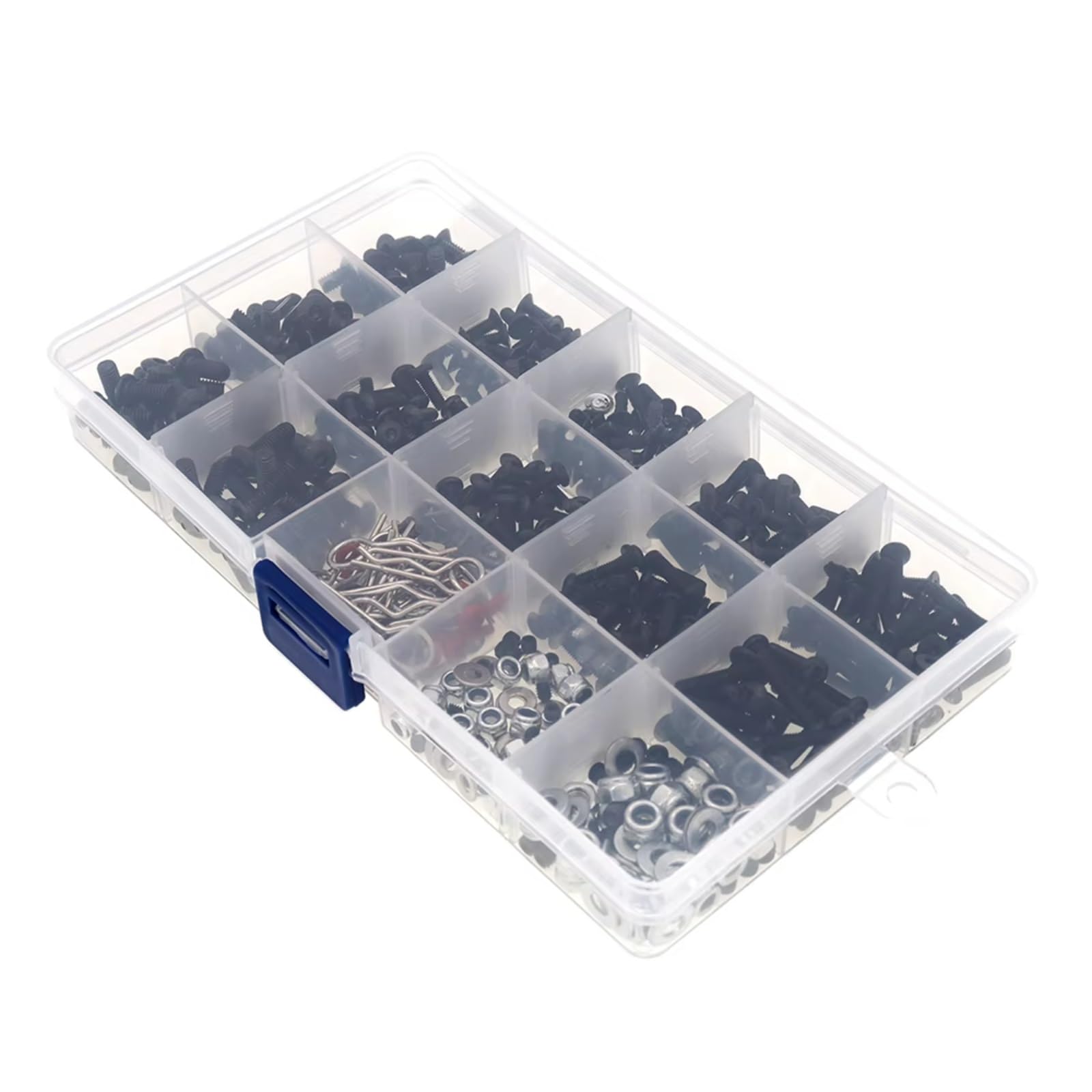 Piezas Vehículos RC para HSP para Traxxas para TRX-4 para TRX-6 para Tamiya 1/8 1/10 Juego De Tornillos Caja De Piezas De Coche RC Herramienta De Reparación Accesorios De Actualización