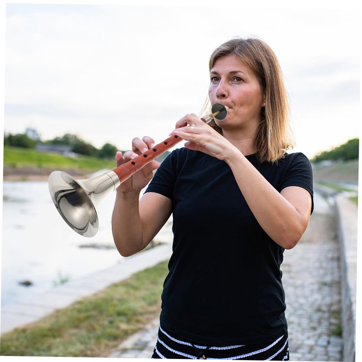 Anfänger Suona in C-dur, Traditionelles Blasinstrument aus Metall