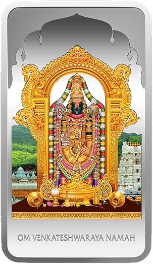 999.9+ Purity Lord Balaji 50 gm Silver Bar