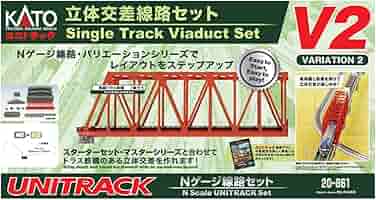 中古 Nゲージ オリジナルスターターセット 立体交差レール+車両付き 入門用 中古 Nゲージ オリジナルスターターセット 立体交差レール+車両