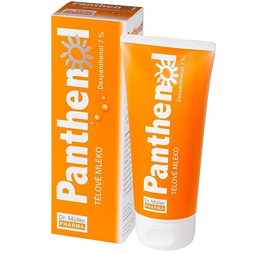 Dr. Muller Pharma Panthenol - Leche corporal al 7%, hidrata, alivia, calma y regenera la piel expuesta al sol, viento o heladas, 6.76 onzas líquidas