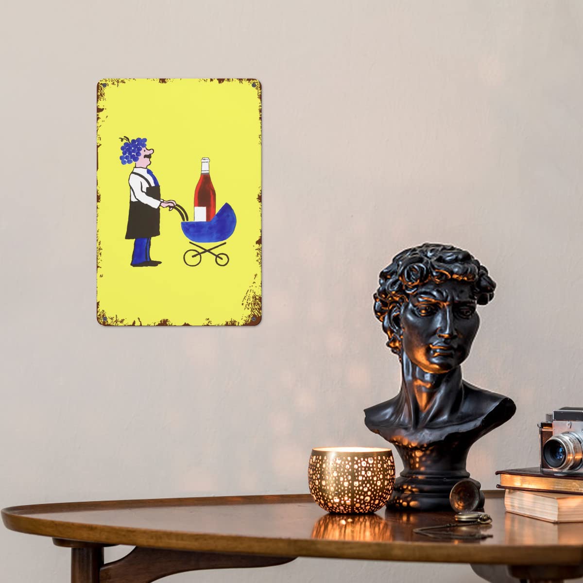 Amazon.co.jp: ブリキ看板 レイモン・サヴィニャック 金属ポスター