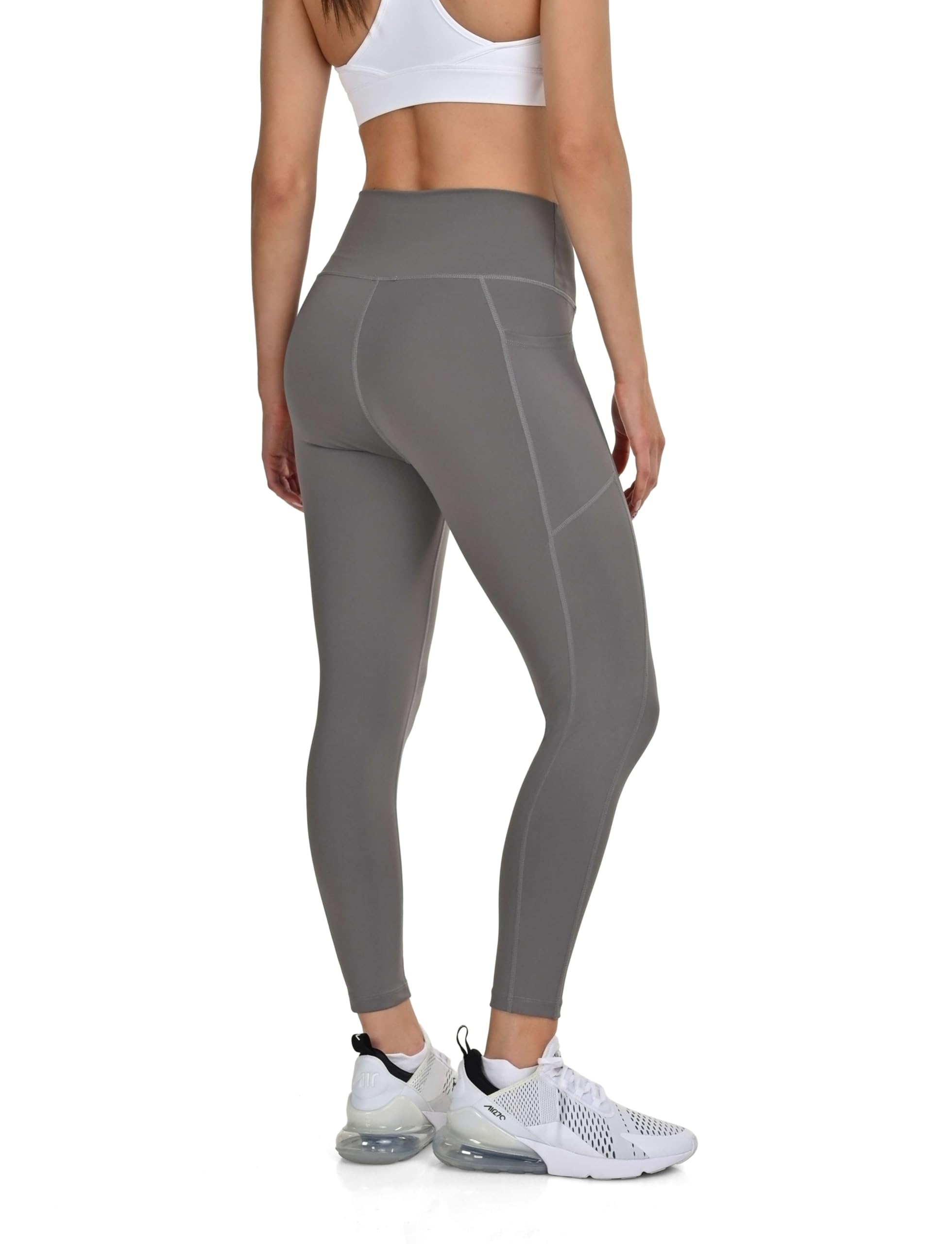TCA Sport Leggings für Damen - Sport Leggins 7/8 mit Taschen - Sportleggins für Damen Lang High Waist - Yoga Leggings - Sportleggings Blickdicht - Sportkleidung Frauen