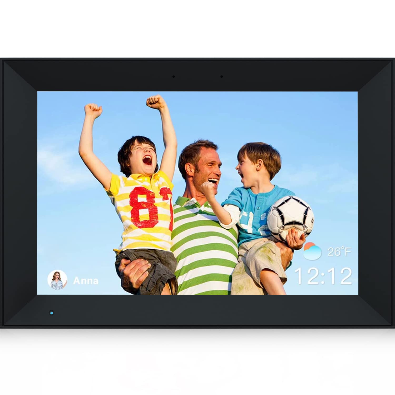 Digital Picture Frame 10.1 Inch WiFi Digital Photo Frame with 1280 * 800 IPS HD Touchscreen, Hyjoy 16GB WiFi Smart Frame Built-in Light Sensor Share Photos and Videos Instantly via AiMOR App
