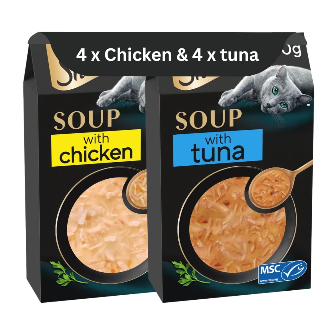 Cat Soup Mini Bundle with Chicken and Tuna Flavours (Total 8 pouches x 40 gram)