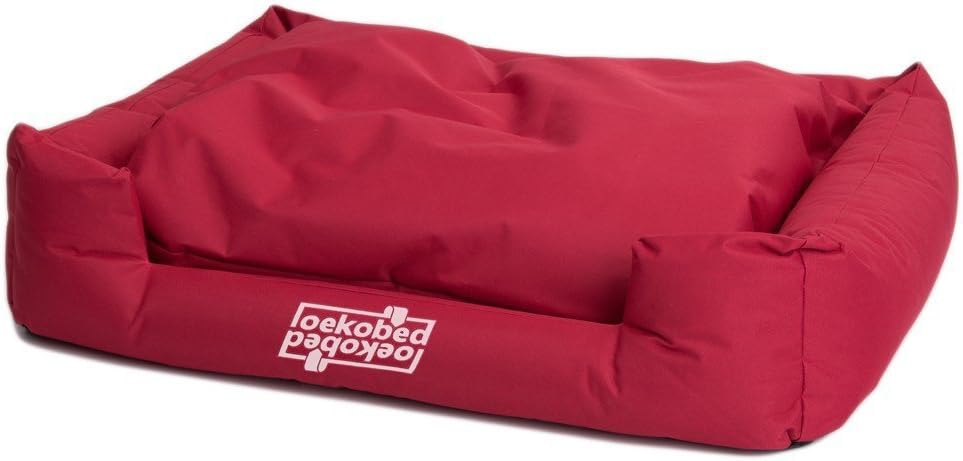PAKMAS Basket, Removable inner cushion, 80X67X22 cm, Small, Dog Bed, Red, 22010001