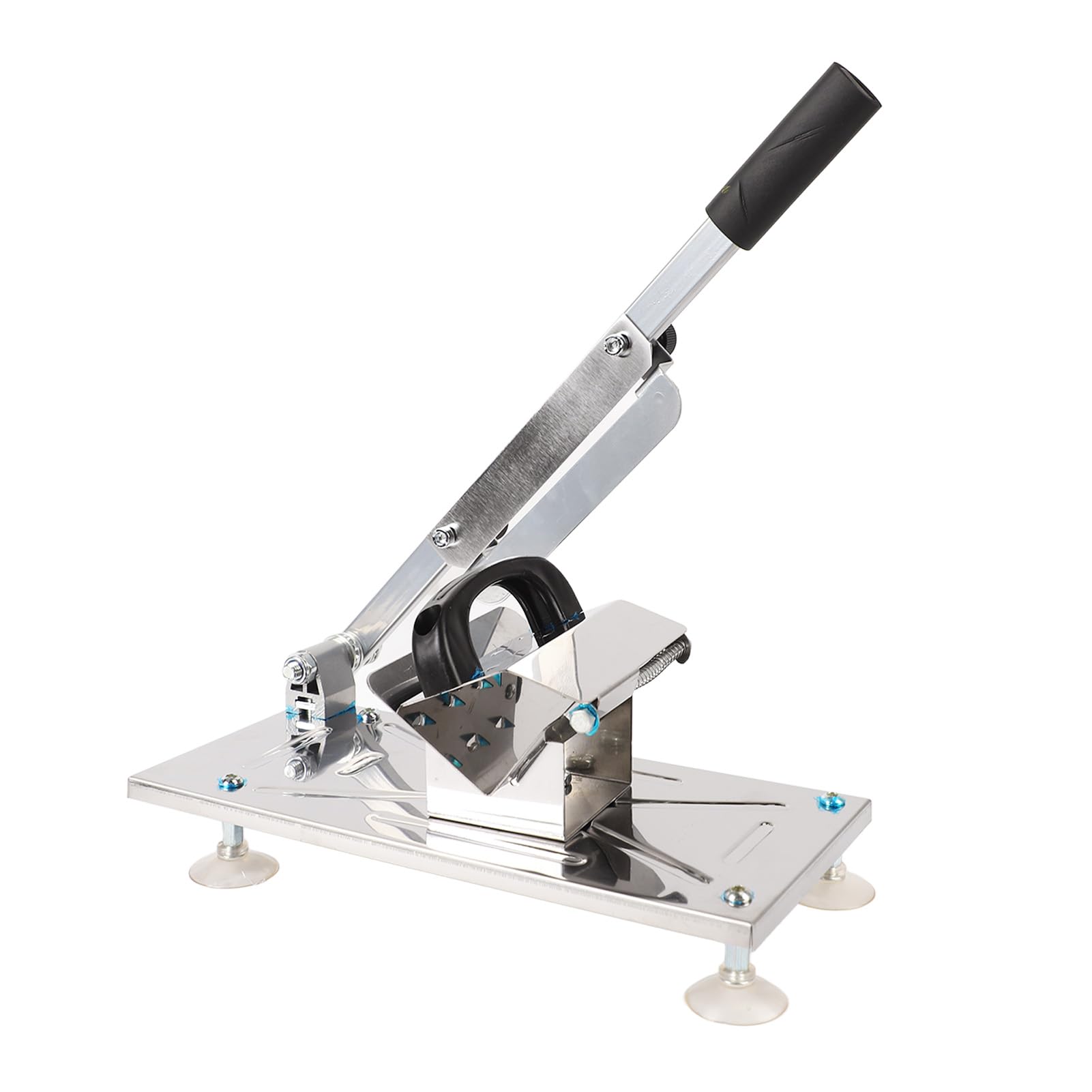 Taglierina manuale per carne congelata casalinga in acciaio inossidabile Affettatrice manuale per carne con manico per pentola calda con pancetta e formaggio