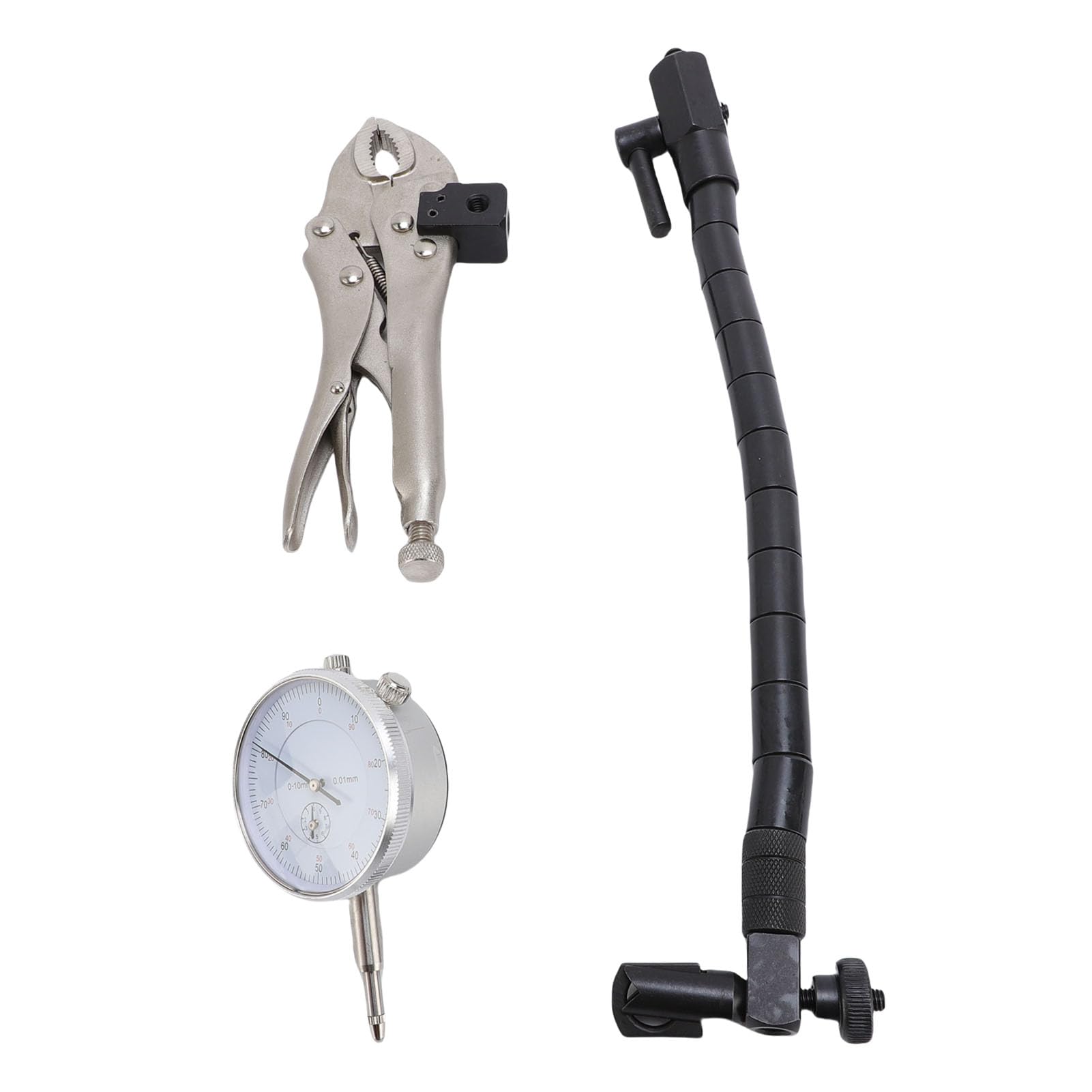 Juego de Medidores de Rotor de Freno de Disco Solución de Almacenamiento Conveniente con Estuche de Plástico para Facilitar el Transporte Eje Flexible para un Proceso de Medición Fluido
