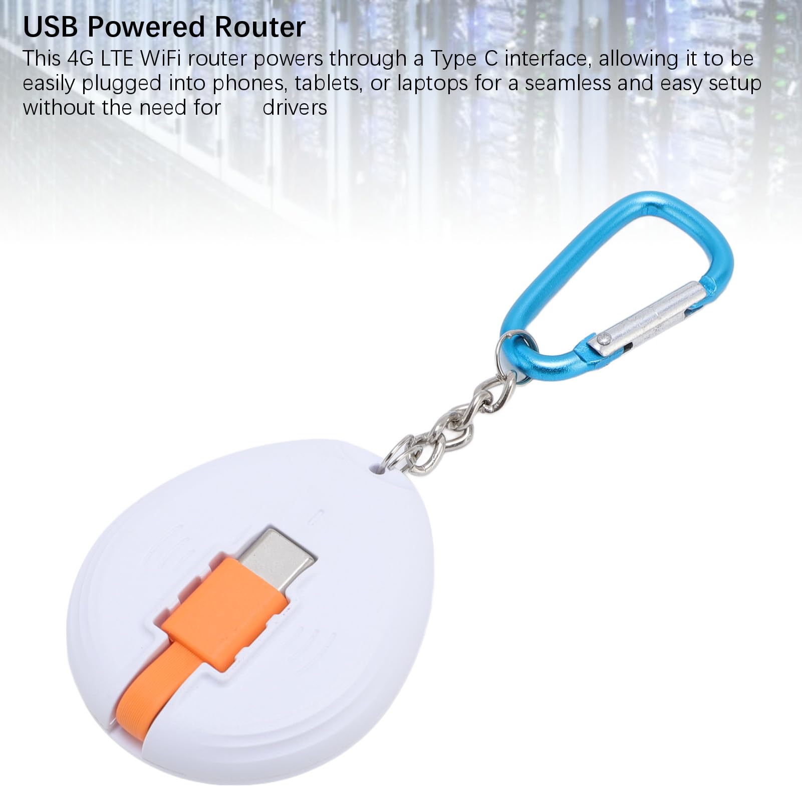 Annadue Rrouter Mobilny 4G LTE Odblokowany, Przenośne Urządzenie Hotspot Wi -Fi 150 Mbps ROUTER NETORY Z GLASEM KARTY SIM, Zasilaniem USB, Plug and Play, do Podróży