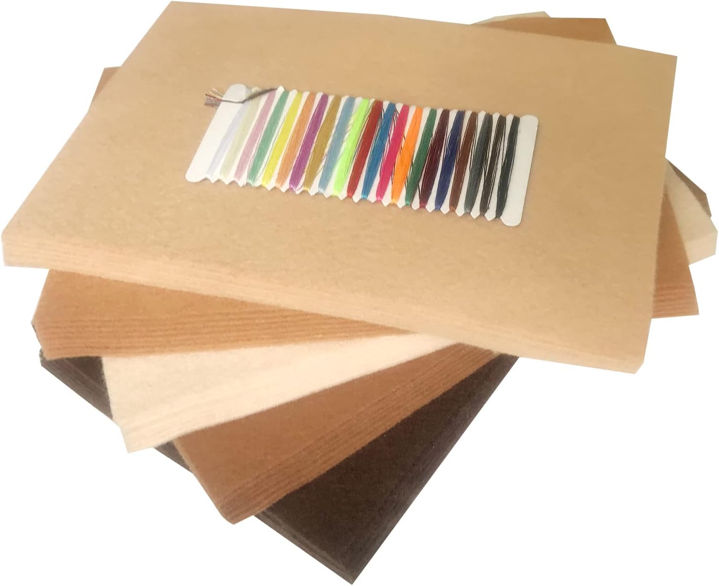 Mililanyo 40Pcs Wool Felt Fabric Sheets 20x30cm Soft Non