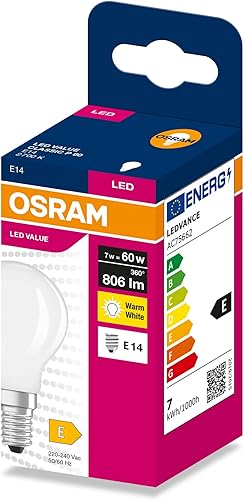 Osram LED FILAMENT CLASSIC P VALUE 7W 2700K Frosted E14