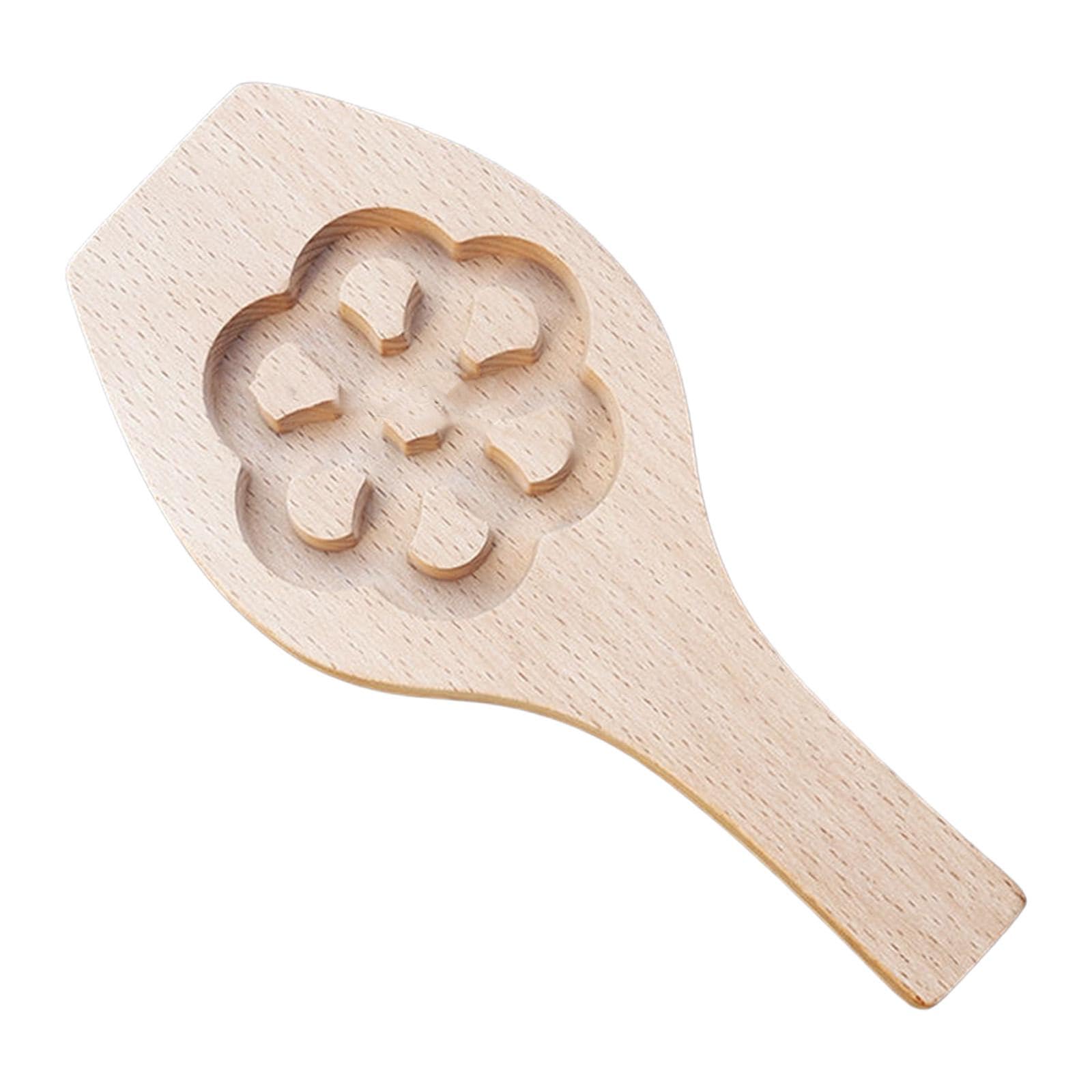 KESOTO 2x Modellini di Pasticceria in Legno, Strumento per Snack, Regalo per Ristoranti, Gadget Da, Accessori per La Preparazione di Ciambelle, 4 pezzi