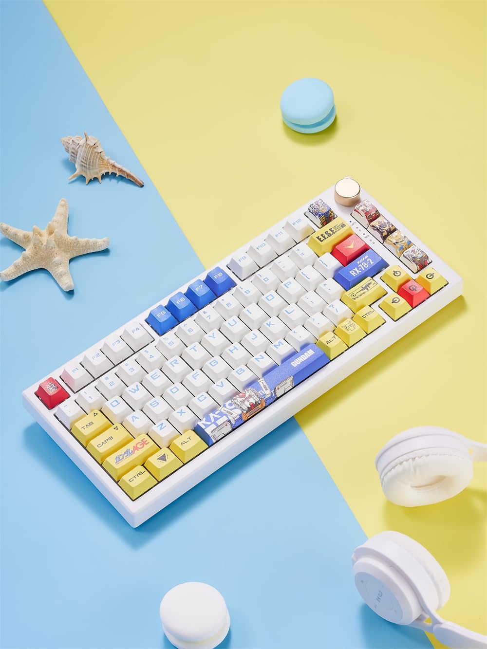Amazon.co.jp: LOVCOS(ス) ガンダム キーキャップ 染め 昇華 pbt