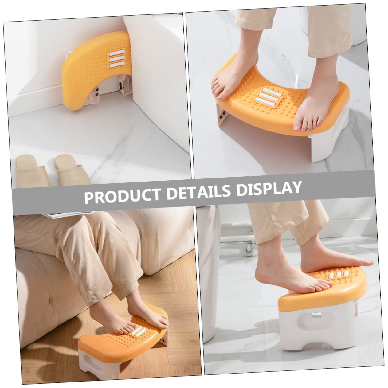PRETYZOOM Toilet Stool Footstool Fold up Stool Folding Foot Stool Toddler Toilet Stool Kid Potty Stable Toilet Seat Stool Stools for Kids Kid Stool Set Foot Step Stool Pp Child