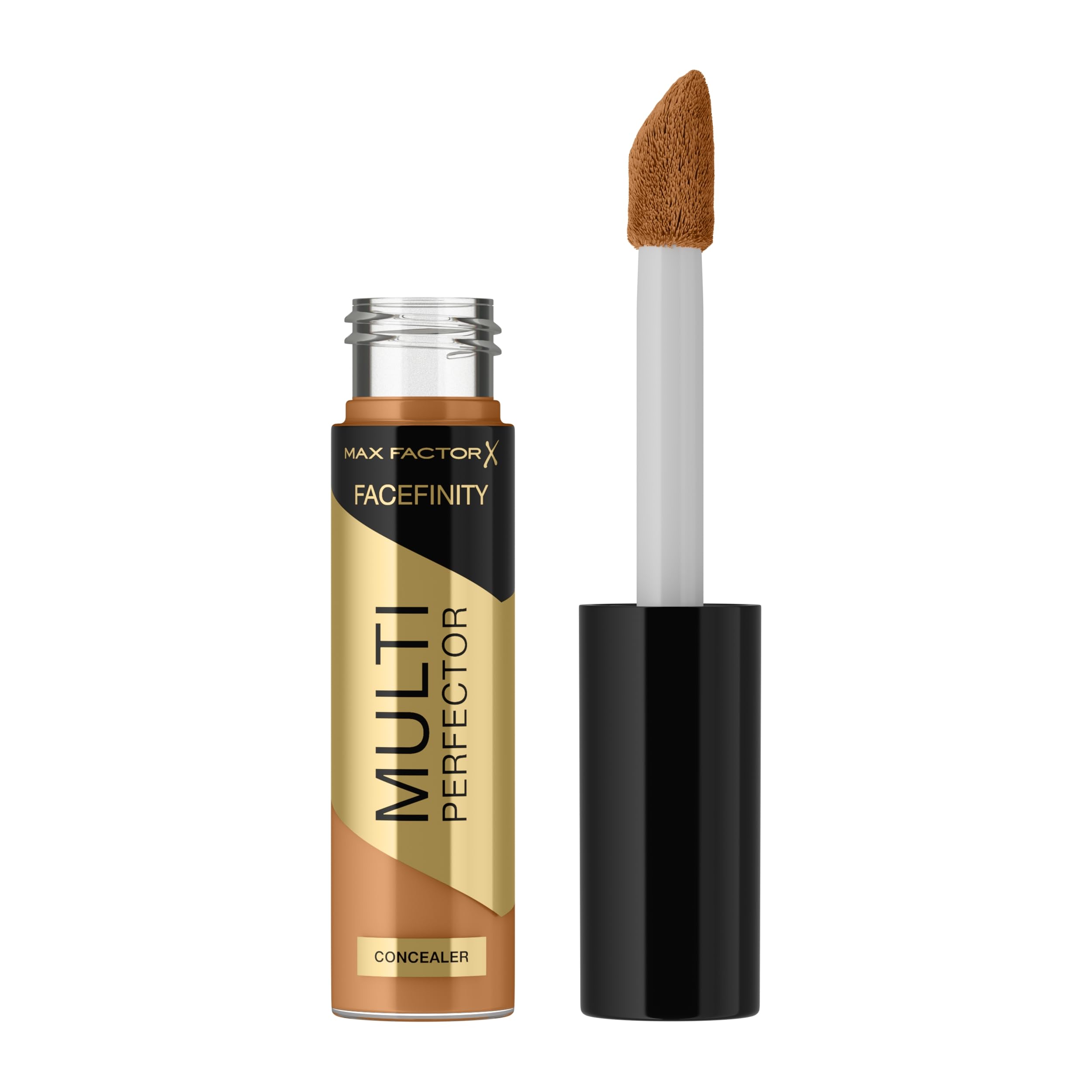 Max FactorFacefinity Multi-Perfector Concealer, All In One Concealer, Conceal Imperfections, Instant Brightening, Natural Finish, Lightweight, Vegan, Customisable Coverage, 10 Shades, 8W, 7.8ml 11ml