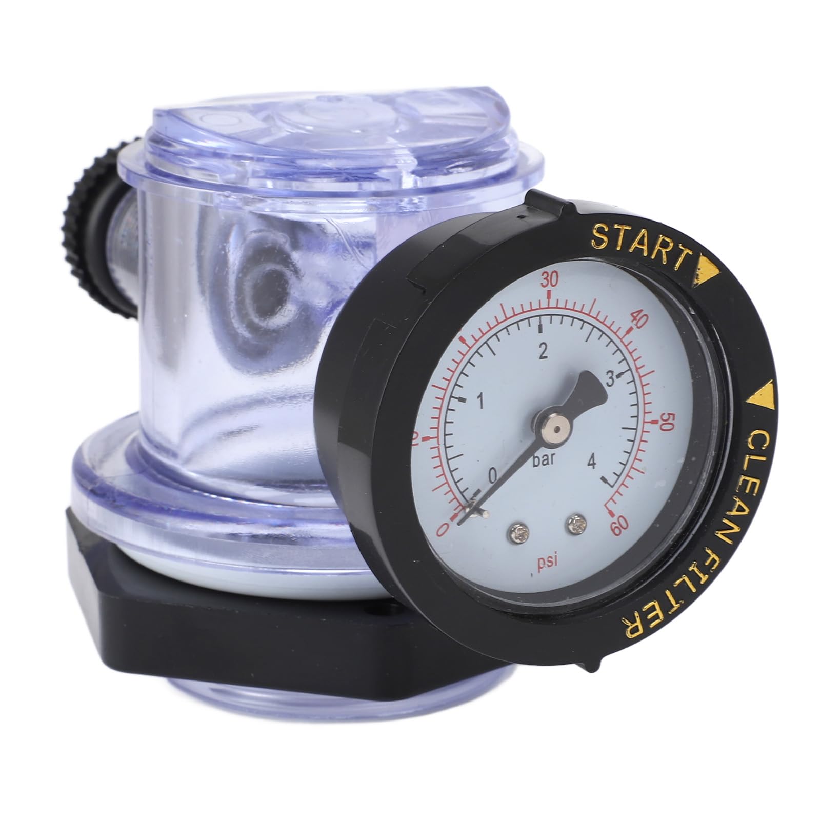 Valvola Manuale di Sollievo dell'Aria, 273564 2.4 Pollici di Sollievo Aria Set Pompa Parti di Ricambio con manometro per il Filtro SPA Piscina