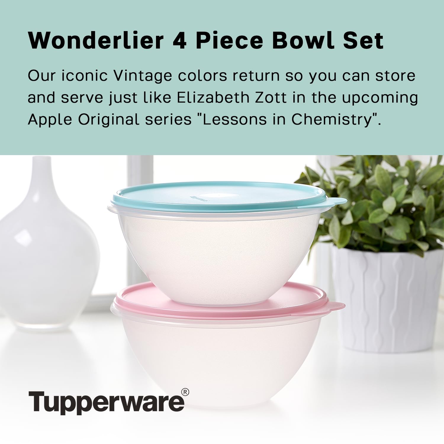 Tupperware Heritage Wonderlier 7 Cup Food Storage Bowl