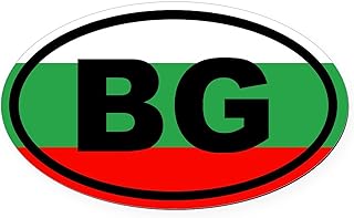 CafePress Bulgaria Flag Euro Oval Car Bumper Magnet