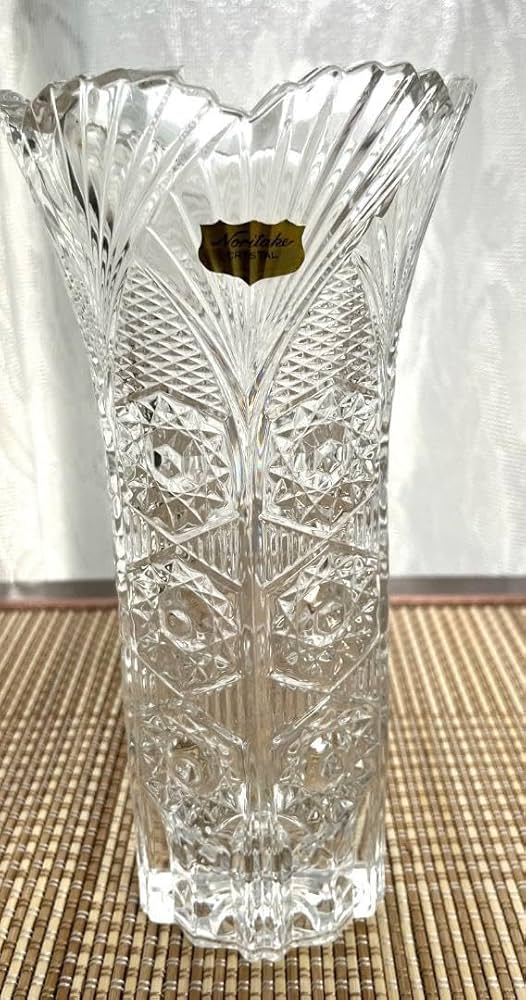 Noritake クリスタル花瓶 10インチ Noritake クリスタル花瓶 10インチ
