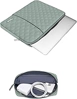 Vista 4 de MOSISO Funda para Laptop 13.3 Pulgadas, Funda para Laptop de 13-13.3 Pulgadas Compatible con MacBook Air/Pro 13 / Pro 14, HP Dell Acer ASUS Lenovo