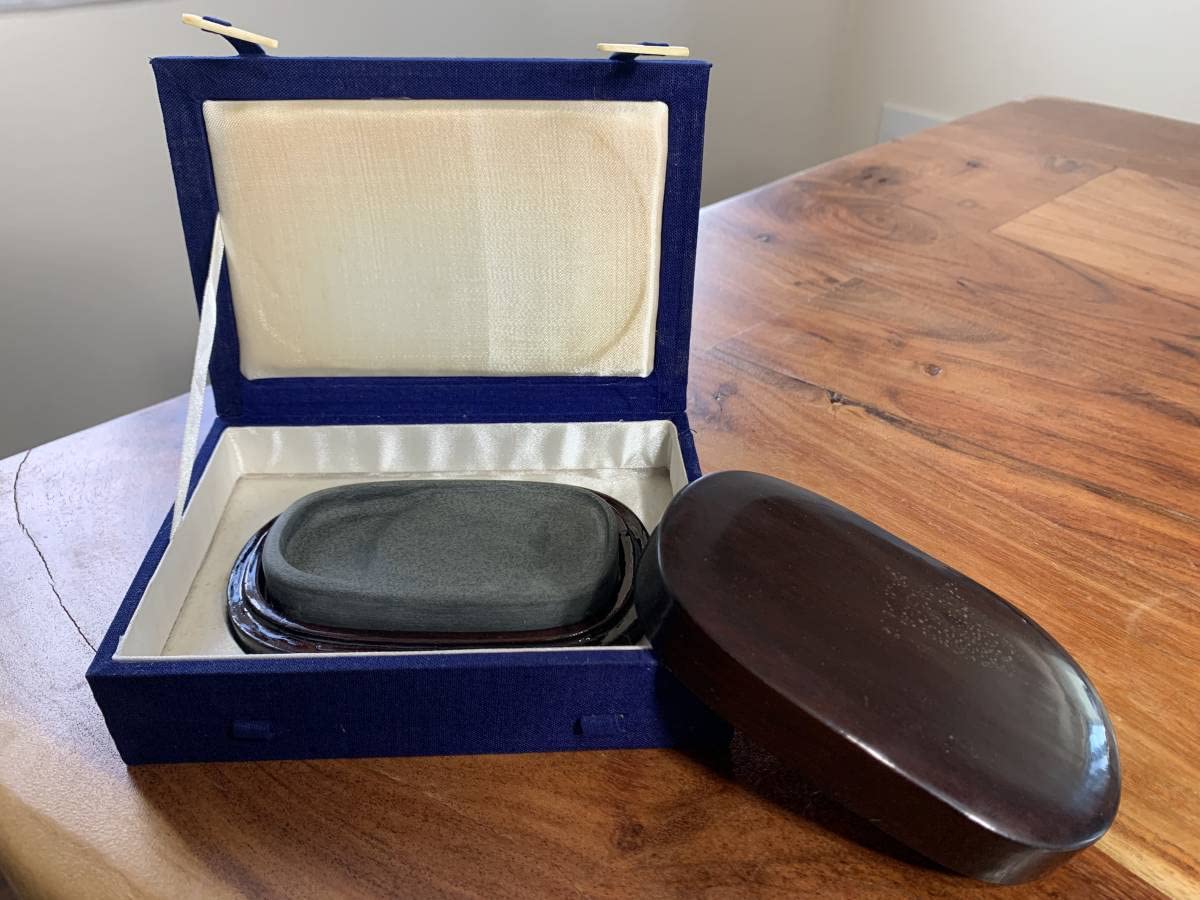 端渓硯 硯 紫檀箱付き 【公式通販】