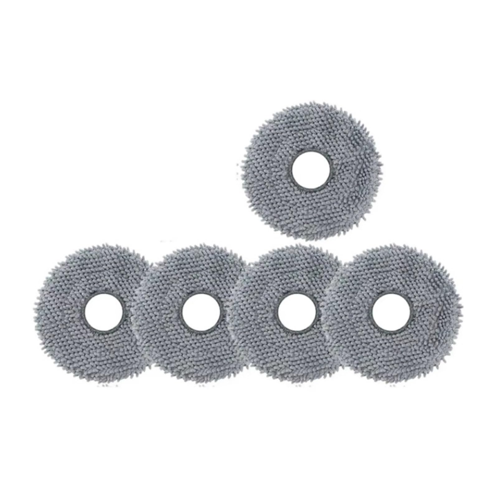 NUCBCULWP Mop Pads,Compatible For Roborock， Q Revo Master/Q S/Q Pro/Q Maxv/Q Curv Accessories Replacements Parts Mopping Cloths(5PCS)