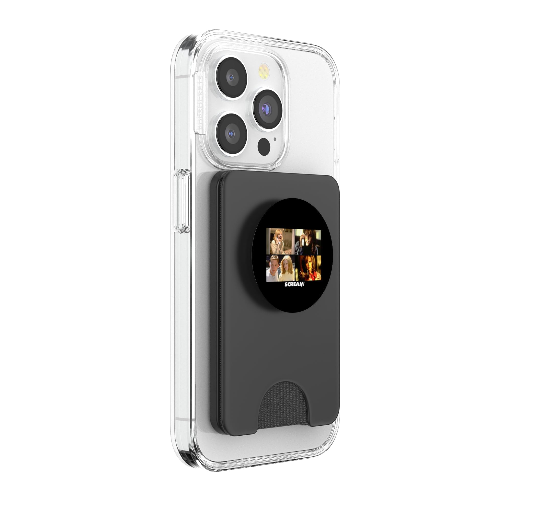 Scream Official Ghostface Classic Slasher - Película de Terror PopSockets PopWallet para MagSafe
