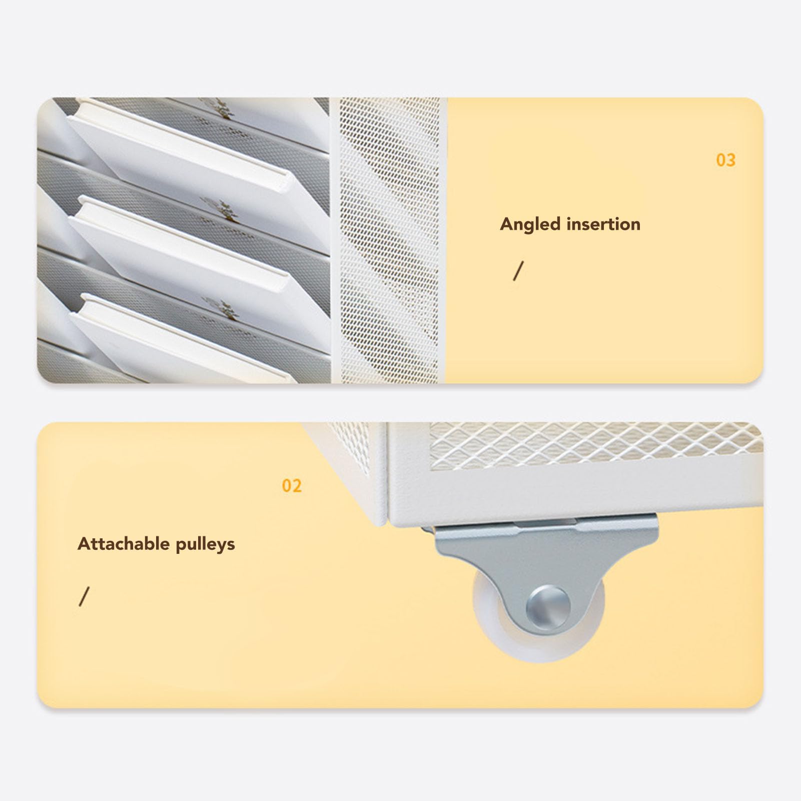 Organizzatore di File a 9 Livelli Realizzato in Maglia di Ferro Spessa, Rack a Parete Mobile con Ruote, Organizzatore di Documenti per Ufficio, Casa, Design Verticale per la
