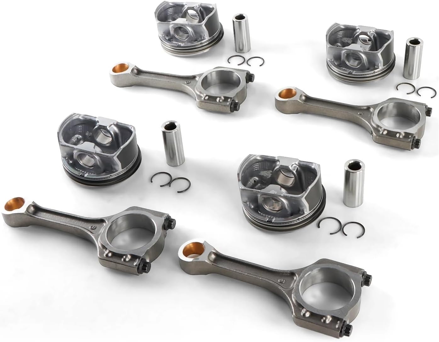 Accessories 4 sets connecting rod and piston kit suitable for 11-13 2.4L engine parts piston ring connecting rod