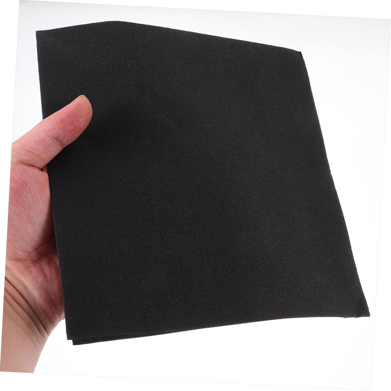 FOMIYES Servilletas de Papel Negro Desechables para Cena y Fiesta, Diseño Grueso y Absorbente, Paquete de 100 Unidades para Entretenimiento Diario
